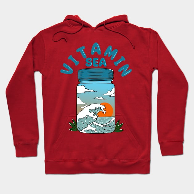 vitamin sea Hoodie by Artthree Studio